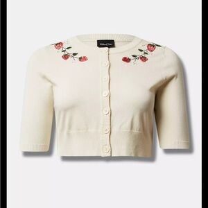 Torrid Retro Chic Cropped Cardigan